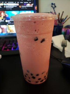 Watermelon Boba tea