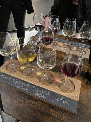 Wine flights