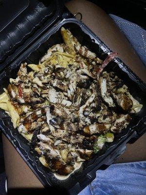 jerk chicken pasta AMAZING