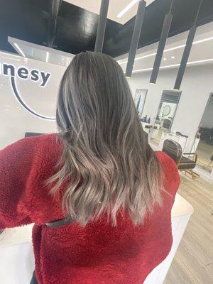 Balayage haircut by Manny