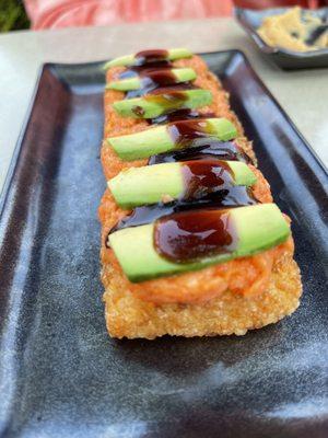 Spicy tuna crispy rice