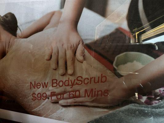 NEW body scrub