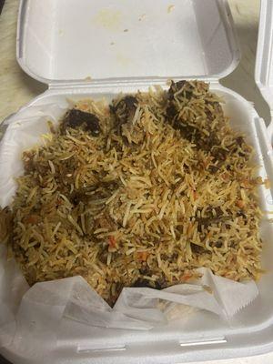 Goat biryani