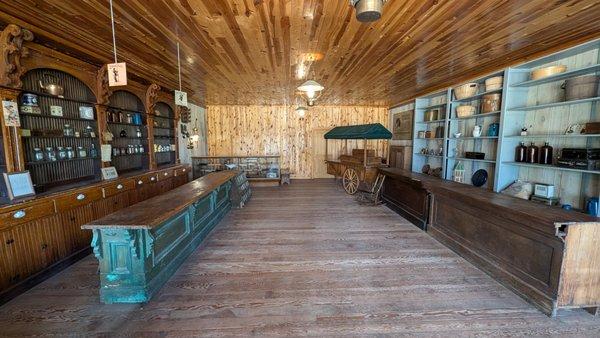 Inside general store