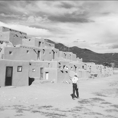 Mark Maggiori at the Taos Pueblos in 2013