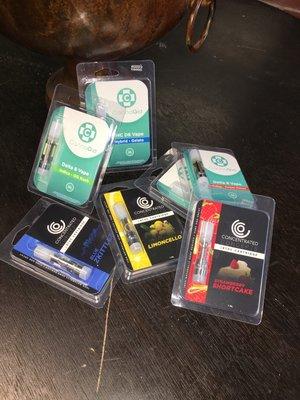 18 strains of Delta8 cartridges are available in the store