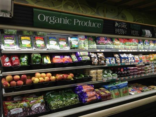 Organic Produce Section