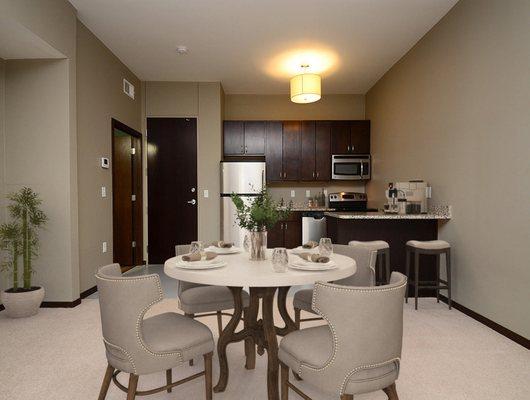 nice and ample open concept apartments