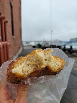 Nice yeasted crumb, light and airy but still substantial. Maine's own potato donut apparently. Nice.