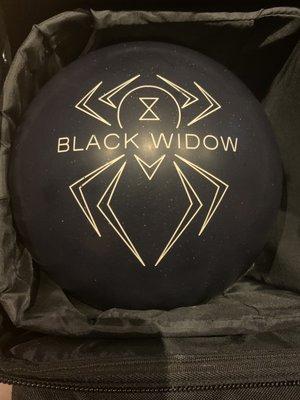 Black Widow Black overseas , thanks for the custom drilling and fitting .