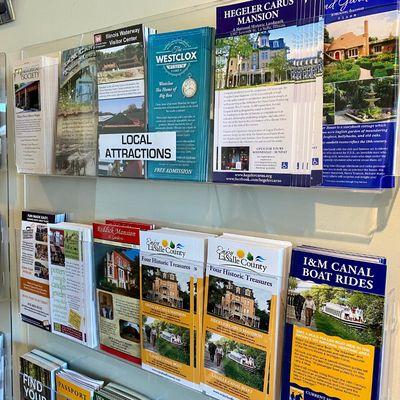 Brochures and travel guides