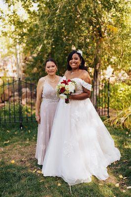 My mother's dress and my wedding dress