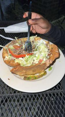 Steak fajita bowl