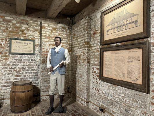 A former slave who earned his freedom