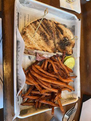 Reuben and fries