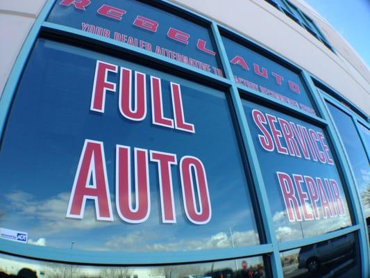 Full Service Auto Repair and Maintenance. Your Dealer alternative to factory recommended service