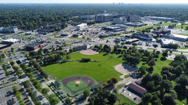 Aerial of Memorial Park