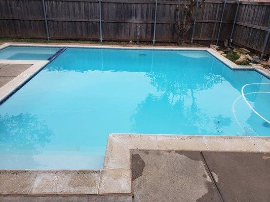 Pool Cleaning in Plano, TX.