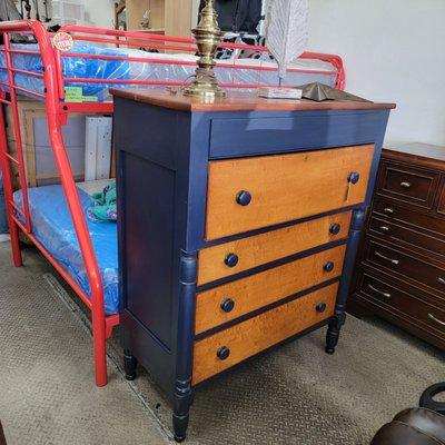 Dresser and bunk bed