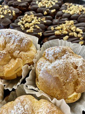 Cream Puff & Walnut Fudge Brownies.