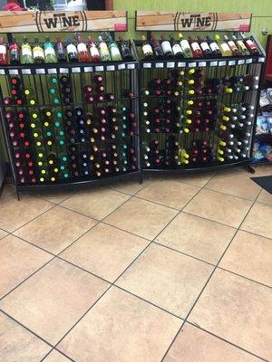 Nice selection of wine