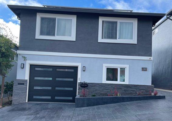 New garage door