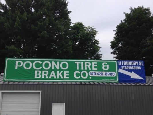 Pocono Tire & Brake Co. 11 Foundry St. - 101, Stroudsburg, PA (off Exit 306 - I-80 West). Call today (570) 420-8900.