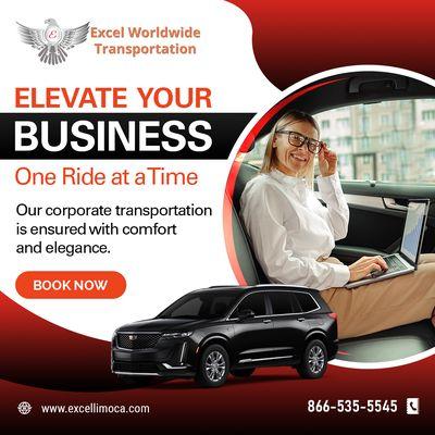 Our corporate transportation service combines comfort, elegance.