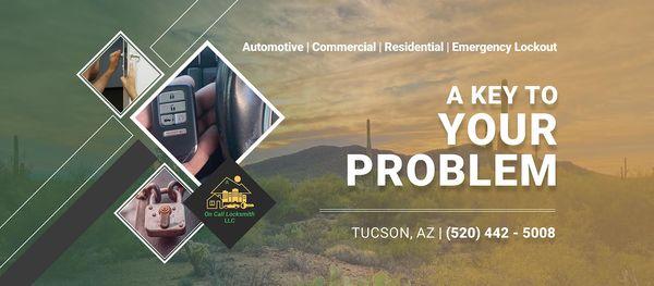 Locksmith service in Tucson the answer to lost keys.