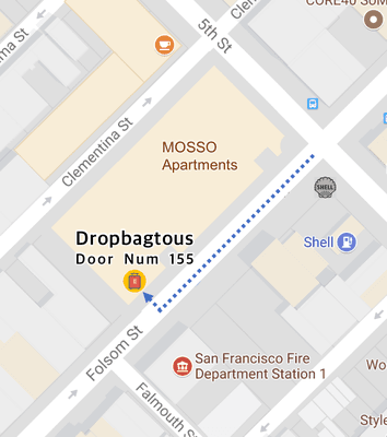 DropBagToUs map