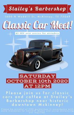 Come to our first ever Classic Car Meet!