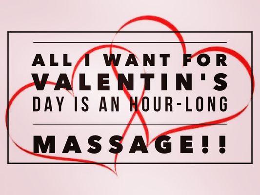 Valentine's Day!! Gift Certificates Available.