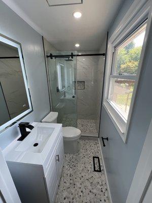 New remodeling bathroom