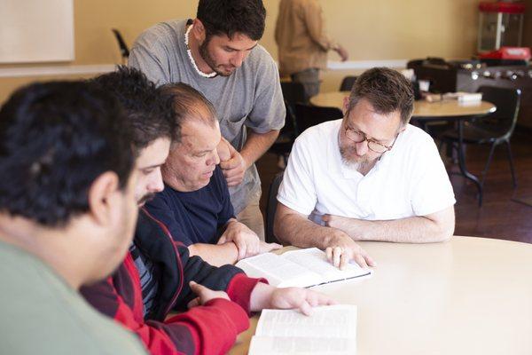 The Harbor is a community of men overcoming homelessness and addiction in the men's New Life Ministry of Portland Rescue Mission.