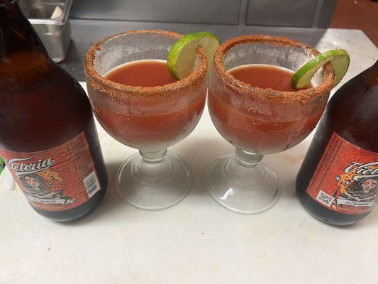 Caguama micheladas