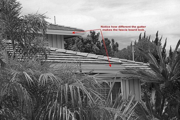 See how gutters can affect the look of your house