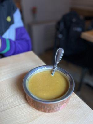 Butternut Squash Soup (part of 3-course Prix Fixe (~$27/person))