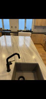 Marble countertop AFTER