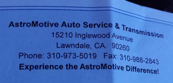 AstroMotive Auto Service