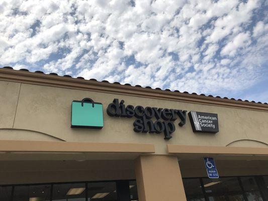 Front of the Discovery Shop in the Target shopping center in Folsom