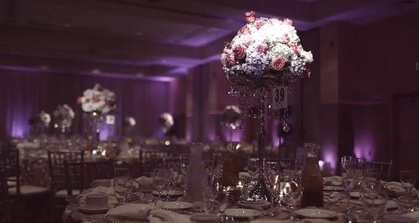 My wedding centerpieces by designer sisters - sf