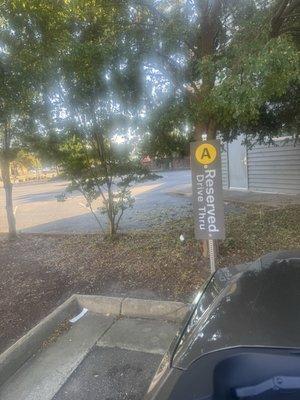 Drive thru Parking