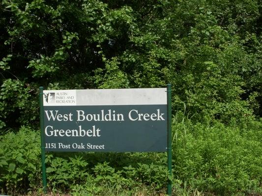 West Bouldin Creek Greenbelt