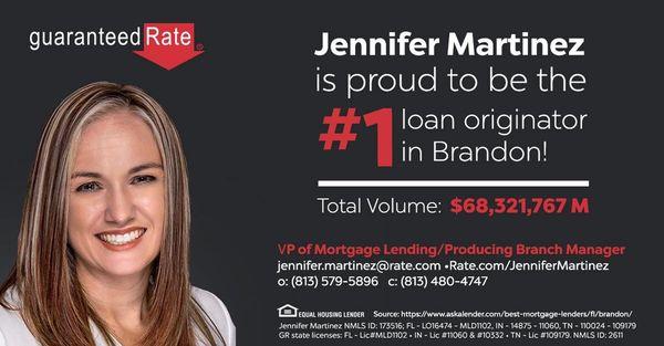 Proudly Brandon's #1 loan originator.