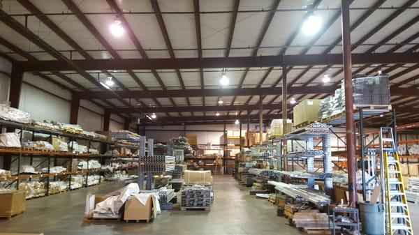 Losberger US Warehouse - on stock inventory of tents