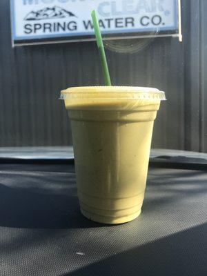 The best smoothie ever! The Cure smoothie with vanilla bone broth protein!