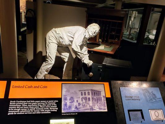 Display at Cape Fear Museum of History and Science