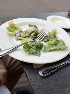 Ceaser salad with white anchovies. Fresh and tasty!