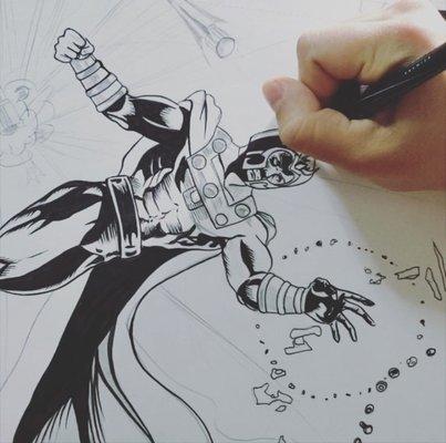 Learn skills such as inking from our experienced teacher, Lex Gessa