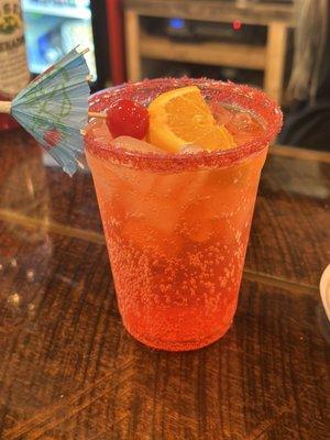 Shirley temple of doom mocktail